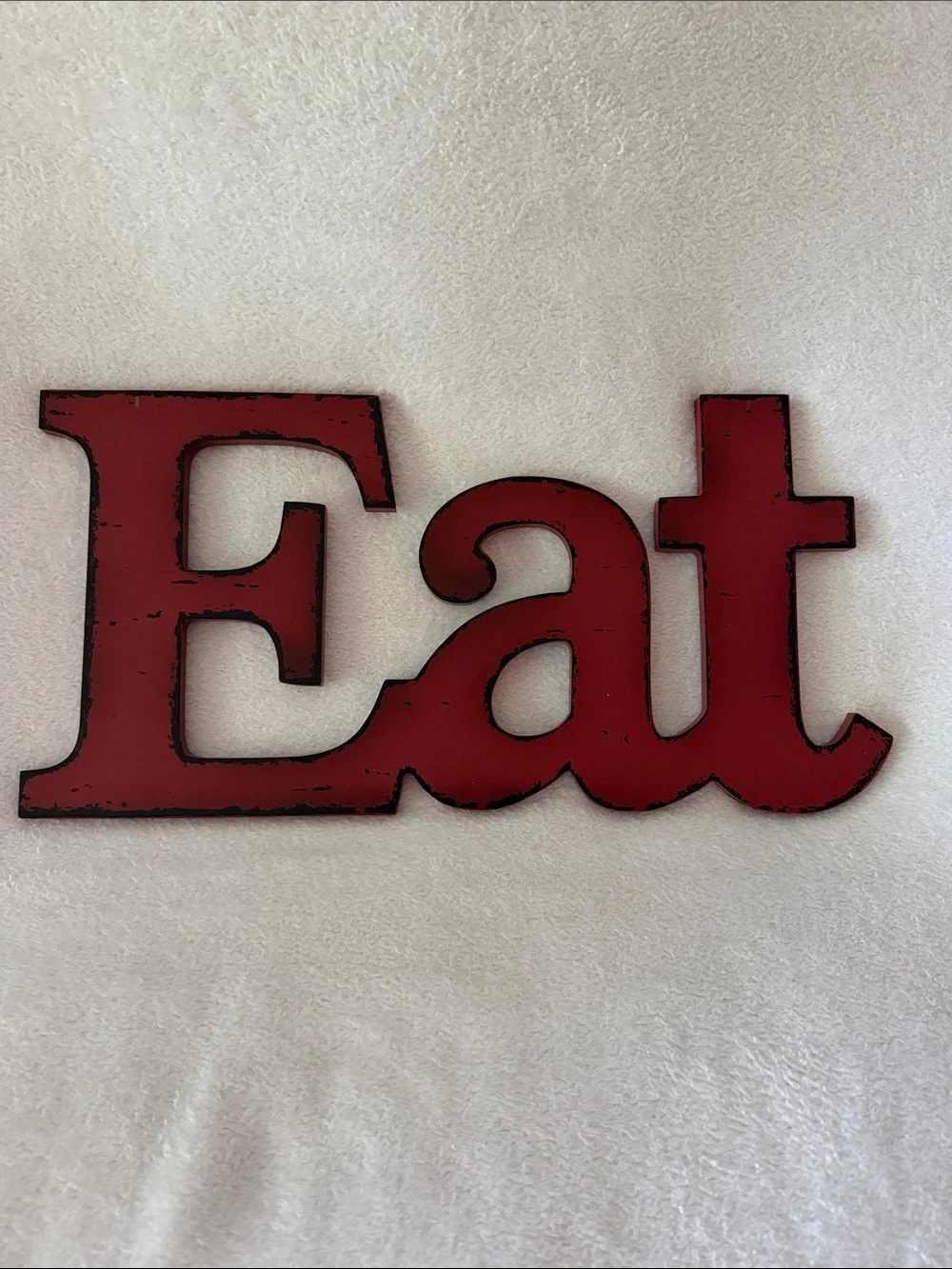 “Eat” Wooden Wall Sign
